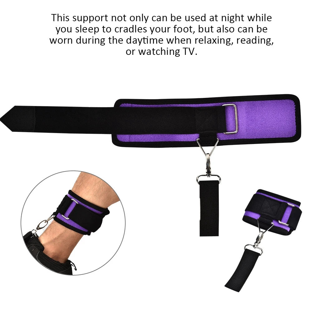Foot Night Splint Posture Correctors Adjustable Drop Orthosis Ankle Postural Support Pain Relief Braces Foot Pedicure Orthotics