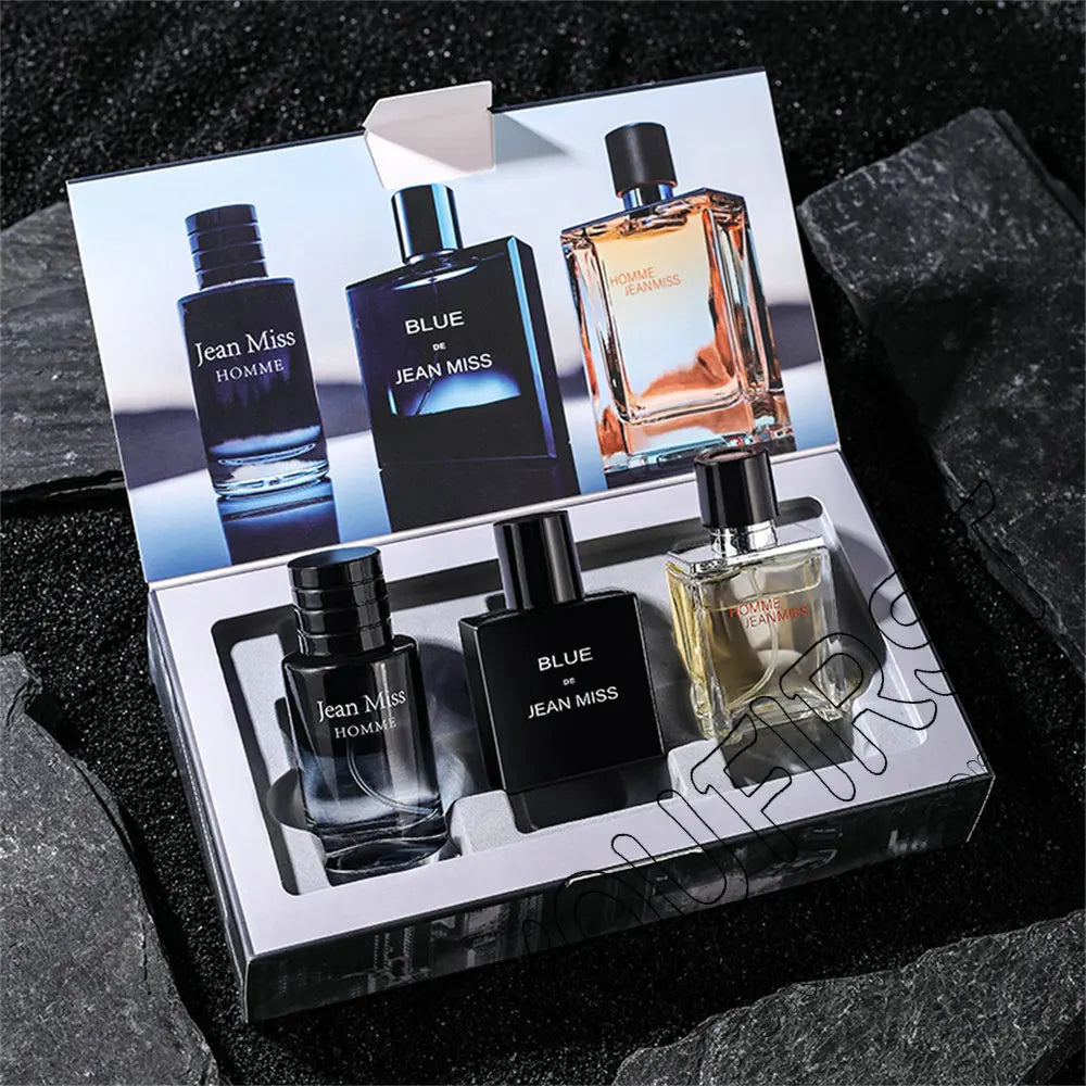 High Quality Men Perfume Hombre 90Ml Gift Box 3Pcs Set Colognes Scent Fascination Man Perfumes Masculinos Lasting Parfum Heren