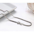 14"-26" 35-65Cm 1.3Mm Thin 925 Sterling Silver Corn Chain Necklace Women Choker Men Jewelry Colar Collier Collares Mujer Kolye
