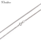 14"-26" 35-65Cm 1.3Mm Thin 925 Sterling Silver Corn Chain Necklace Women Choker Men Jewelry Colar Collier Collares Mujer Kolye