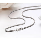 14"-26" 35-65Cm 1.3Mm Thin 925 Sterling Silver Corn Chain Necklace Women Choker Men Jewelry Colar Collier Collares Mujer Kolye
