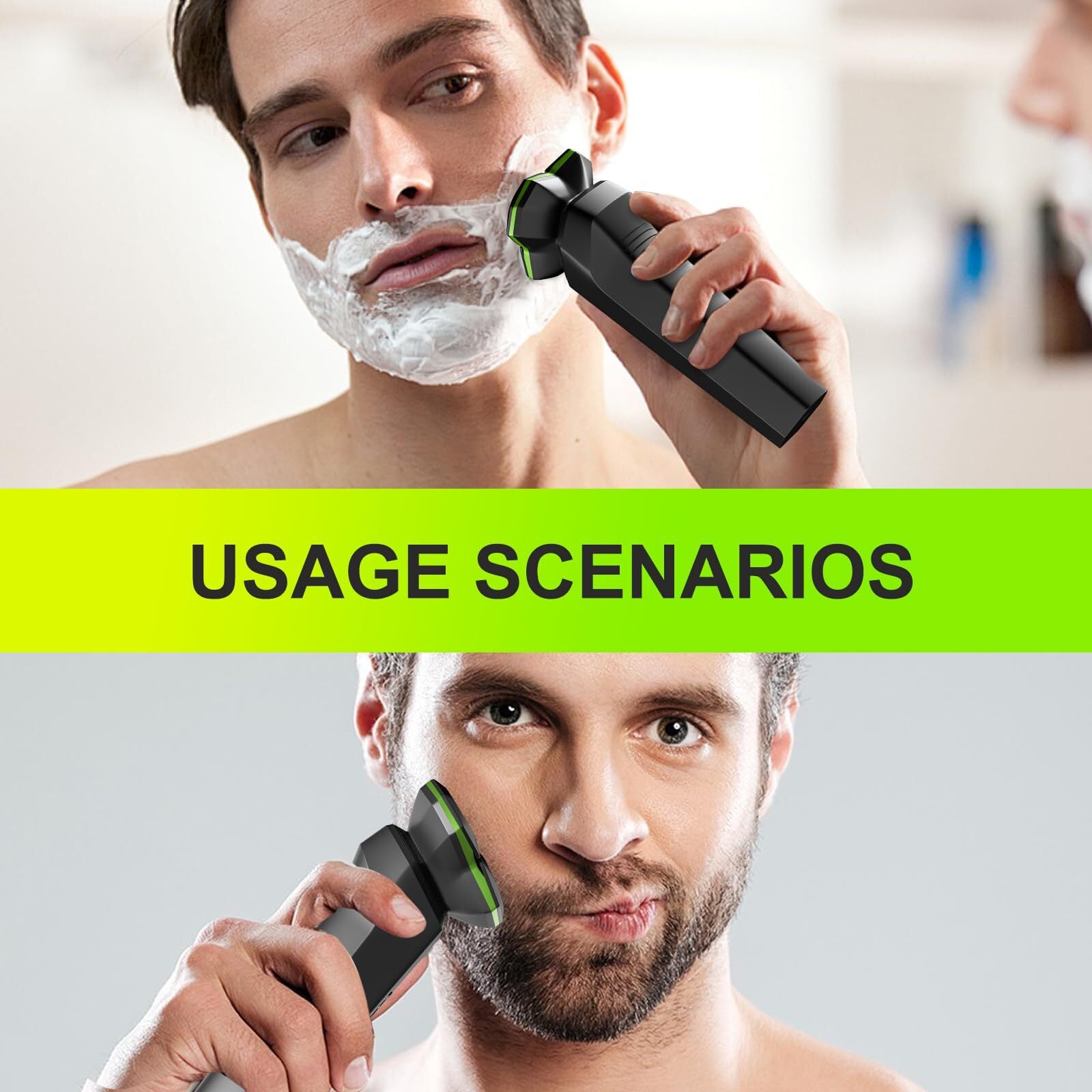 Afeitadoras Eléctricas Para Hombres Con Cabezal Magnético Desmontable