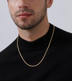 Gold Chain Necklace Collection - 14K Solid Yellow Gold Filled Rope Chain Necklaces for Women and Men with Different Sizes (2.1Mm, 2.7Mm, or 3.8Mm)